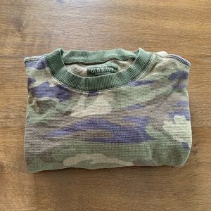 Old Navy Long Sleeve Thermal Shirt - Camouflage Print